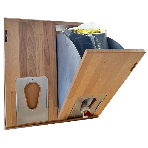 Refill push wood - 10L- 2 fontaines - Gris