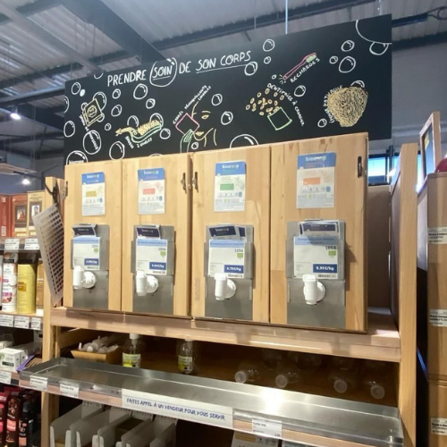 Refill push wood - 10L- 2 fontaines - Gris