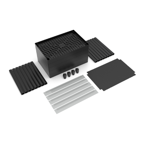 POP4 ¼ Palette – Display stockeur - Meuble de rangement 3 à 5 étages